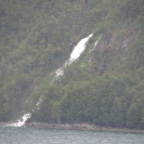 Waterfall along the Beagle Channel