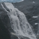Waterfall along the Beagle Channel
